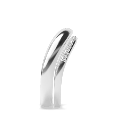 4 Prong Round White Gold Wedding Diamond Ring