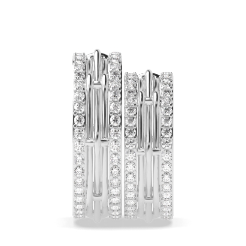 4 Prong Round Eternity Couples Engagement Rings