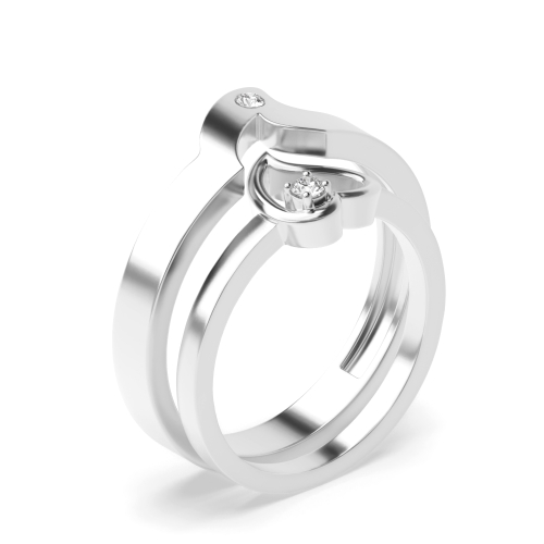 4 Prong Round Wedding Diamond Rings