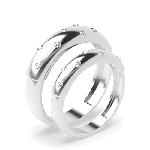 4 Prong Round Dreamland Naturally Mined Diamond Engagement Rings