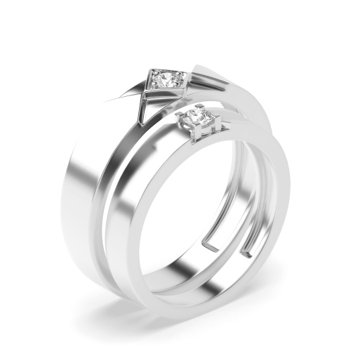 Pave Setting Round Boldness Naturally Mined Diamond Engagement Rings