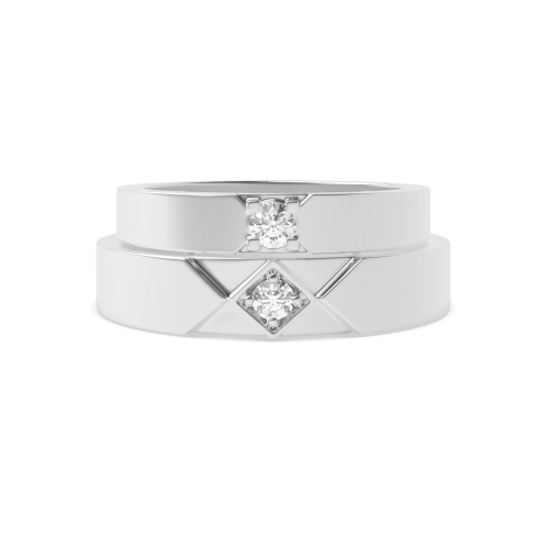 Pave Setting Round Boldness Naturally Mined Diamond Engagement Rings