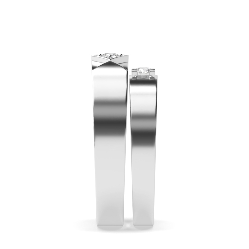 Pave Setting Round Boldness Naturally Mined Diamond Engagement Rings