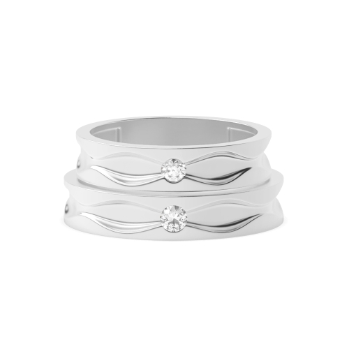 Bezel Setting Round Gemcircuit Naturally Mined Diamond Engagement Rings