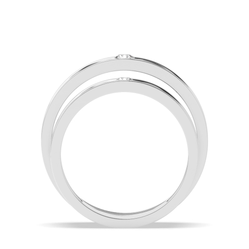 Bezel Setting Round Gemcircuit Naturally Mined Diamond Engagement Rings