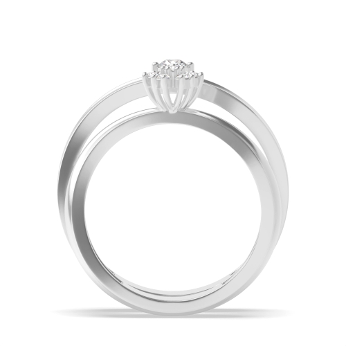 4 Prong Round Sacred Naturally Mined Diamond Engagement Rings