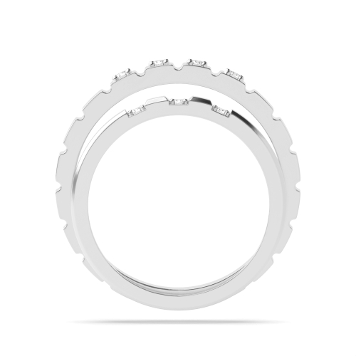 4 Prong Round Marvelous Naturally Mined Diamond Couples Engagement Rings