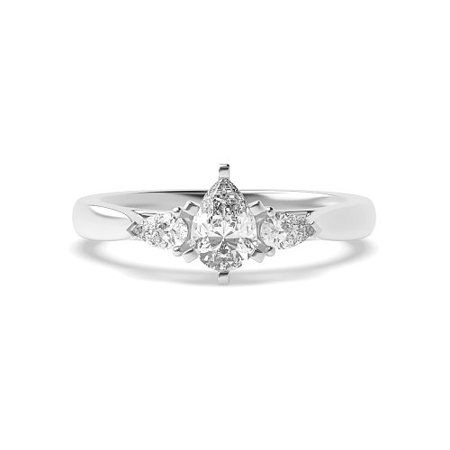 Prong Pear Unique Diamond Rings