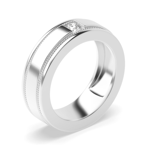 Channel Setting Round Regal Diamond Rings