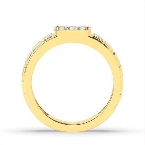 Pave Setting Round Yellow Gold Twilight unique Engagement Rings