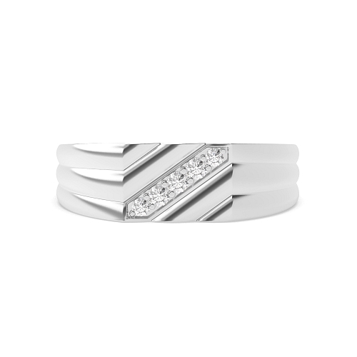Pave Setting Round Elegant Engagement Rings
