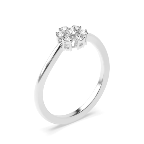 3 Prong Round Essence Moissanite Engagement Rings