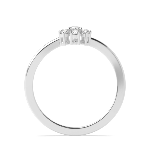 3 Prong Round Essence Moissanite Engagement Rings
