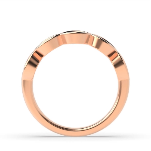 Bezel Setting Marquise Rose Gold Solstice Diamond Rings