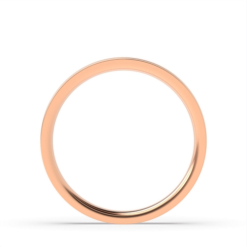 Rose Gold Plain Ring Wedding Rings & Bands