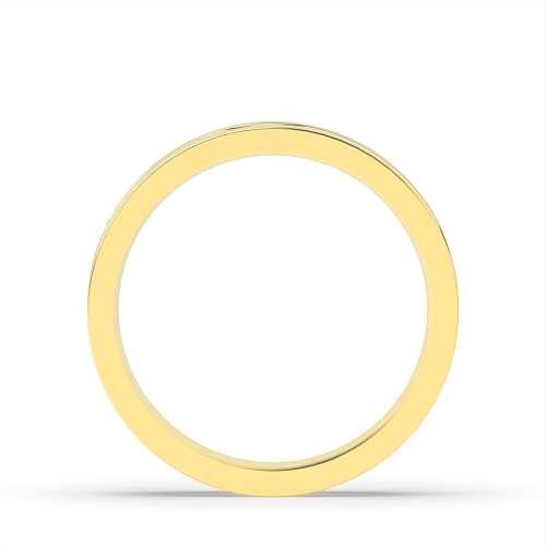 Yellow Gold Crossover twist Plain Ring Wedding Rings & Bands