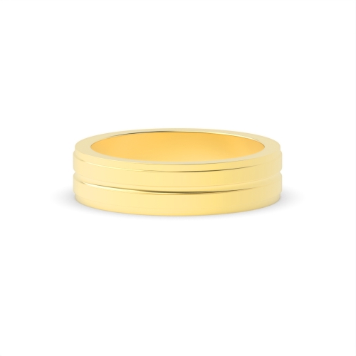 Yellow Gold Traditional court Plain Ring Wedding Rings & Bands