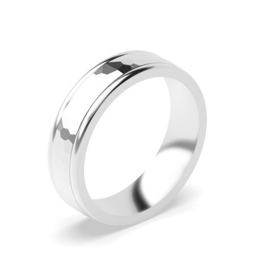 Textured Plain Ring Wedding Rings & Bands