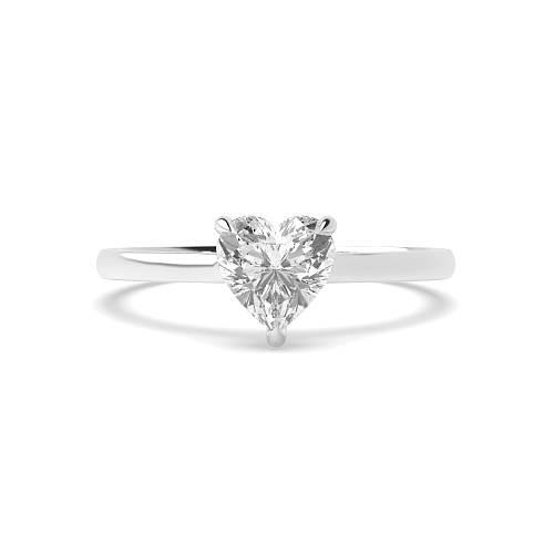 Prong Heart Flawlessness Engagement Rings