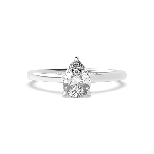 Prong Pear Flawlessness Engagement Rings