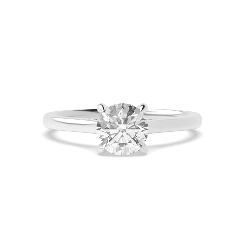 4 Prong Round Flawlessness Engagement Rings