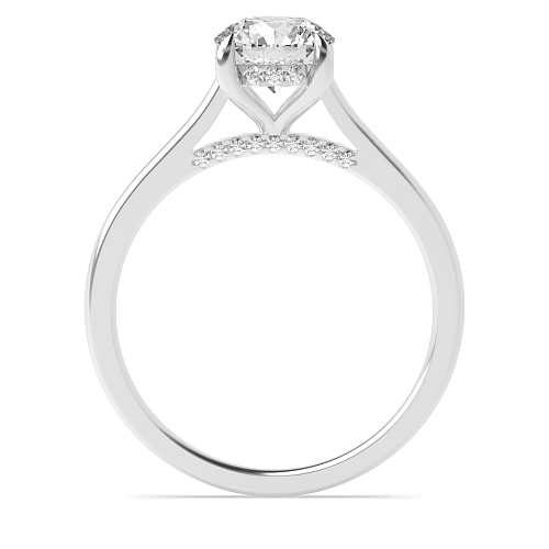 4 Prong Round Flawlessness Engagement Rings