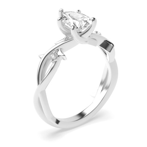 Prong Pear Wonderous Engagement Rings