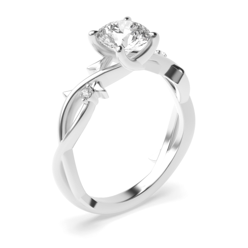 4 Prong Round Wonderous Engagement Rings