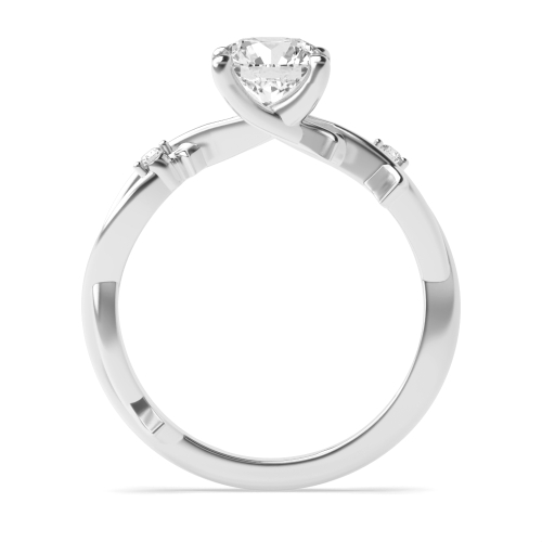 4 Prong Round Wonderous Engagement Rings
