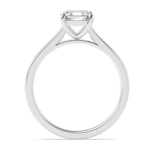 Asscher Classic basket Engagement Rings