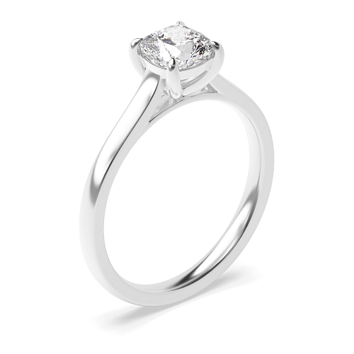 Cushion Classic basket Engagement Rings