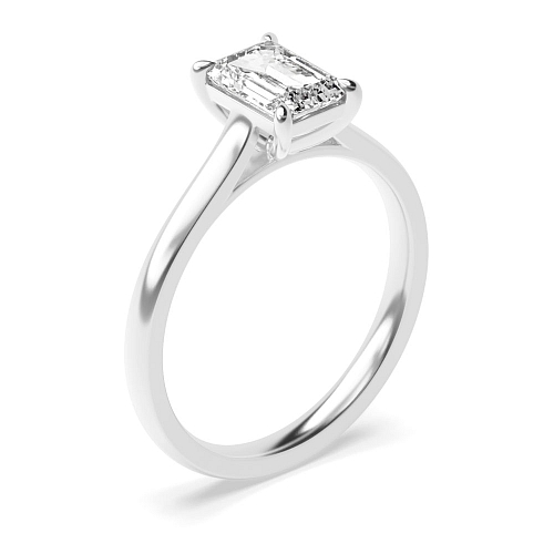 Emerald Classic basket Engagement Rings