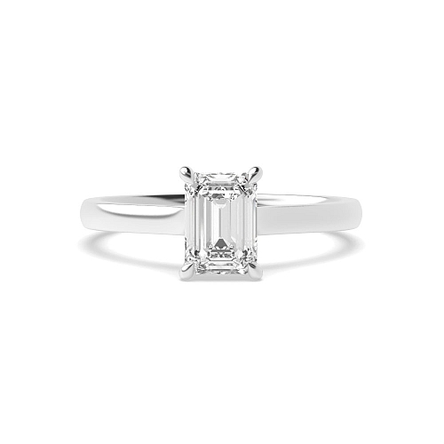Emerald Classic basket Engagement Rings