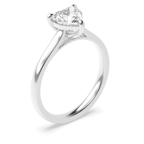 Prong Heart Classic basket Engagement Rings