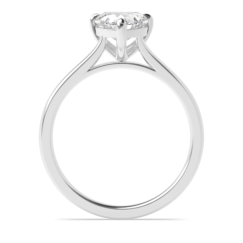 Prong Heart Classic basket Engagement Rings