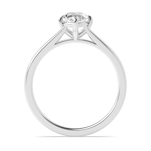 4 Prong Marquise Classic Basket Solitaire Engagement Ring