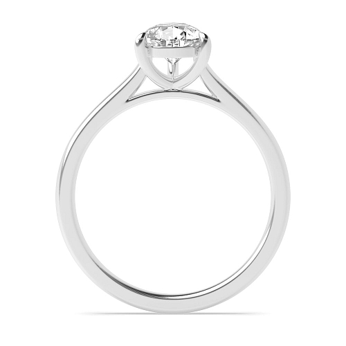 Prong Pear Classic basket Engagement Rings