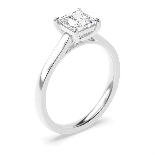 Princess Classic basket Engagement Rings