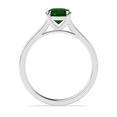 Classic basket Emerald Engagement Rings