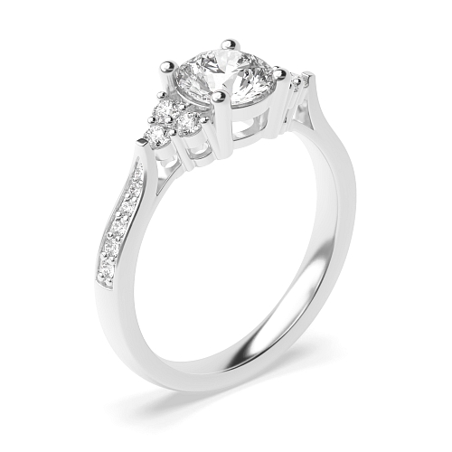 4 Prong Elegant look Engagement Rings