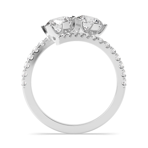 6 Prong Round unique Moissanite Engagement Rings