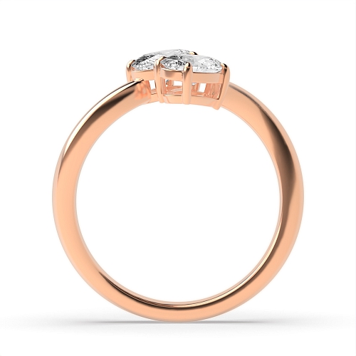 Oval Rose Gold A symphony of sparkle Toi Et Moi Engagement Rings