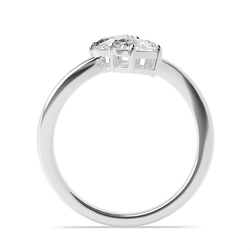 Oval A symphony of sparkle Moissanite Engagement Rings