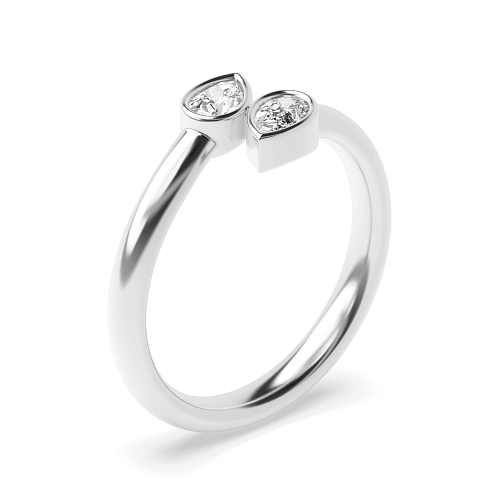 Prong Pear Modern and elegant design Engagement Rings