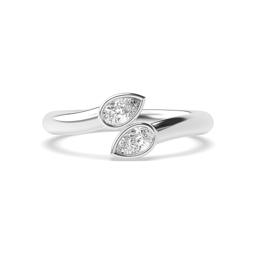 Prong Pear Modern and elegant design Engagement Rings