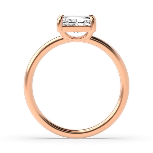 Rose Gold East-West Engagement Rings