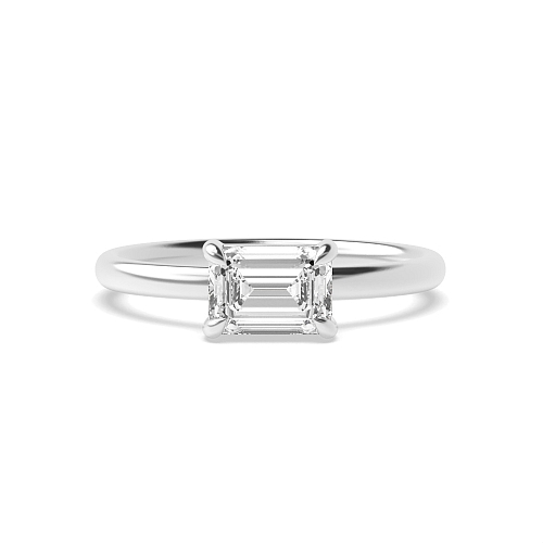 Emerald East-West Engagement Rings