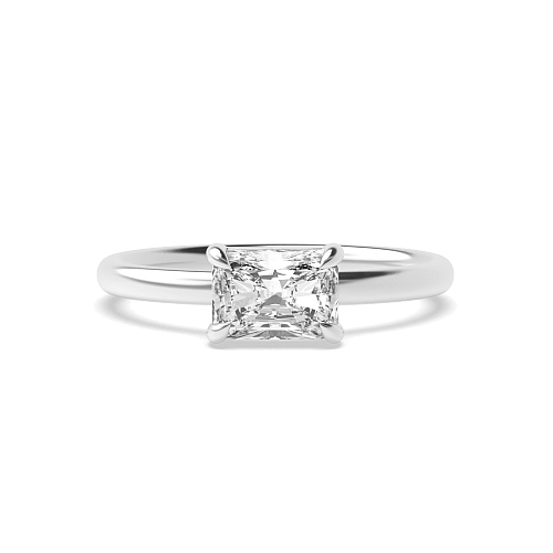 Platinum East-West Engagement Rings