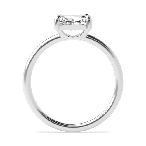Platinum East-West Engagement Rings