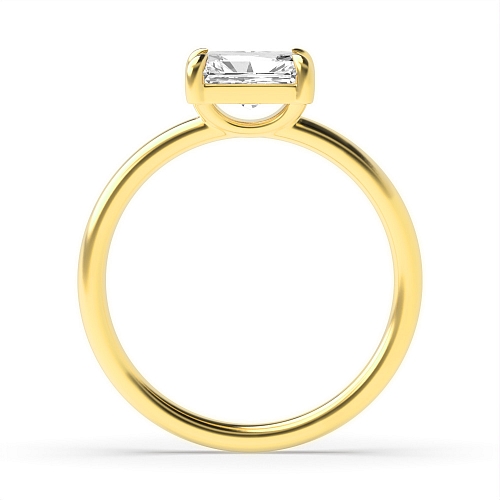 Yellow Gold East-West Engagement Rings